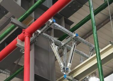 靖西该抗震支架的整体式支吊架结构协调性好